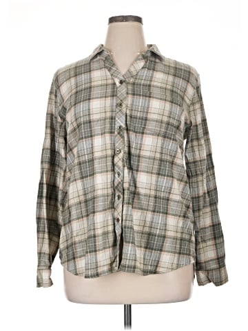 Weatherproof Long Sleeve Button-Down Shirt (view 1)