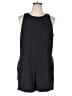Lou & Grey Solid Black Romper Size XL - photo 1