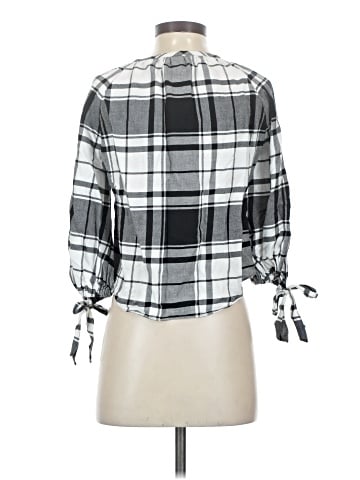 White House Black Market 3/4 Sleeve Blouse (view 2)