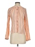 Evereve 100% Cotton Stripes Orange Long Sleeve Blouse Size S - photo 1