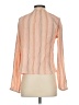 Evereve 100% Cotton Stripes Orange Long Sleeve Blouse Size S - photo 2
