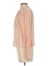 Evereve 100% Cotton Stripes Orange Long Sleeve Blouse Size S - photo 5