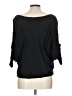 Olive Olivia Black 3/4 Sleeve Top Size L - photo 2