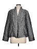 Chico's Metallic Gray Jacket Size Lg (2) - photo 1