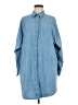 Express 100% Cotton Blue Casual Dress Size M - photo 1