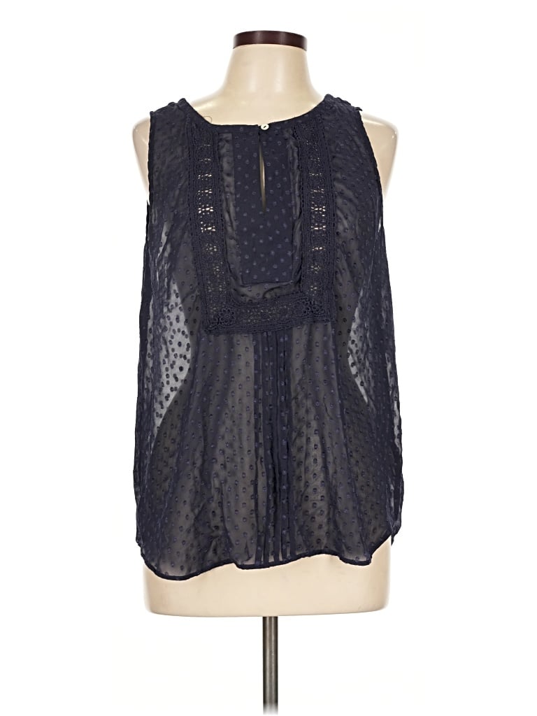 Pre-owned Daniel Rainn Sleeveless Blouse In Black