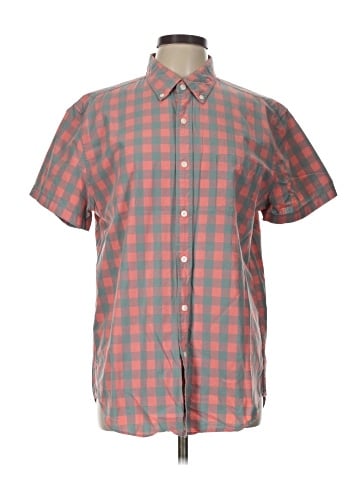 J.Crew Factory Store Short Sleeve Button-Down Shirt (view 1)