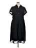 Lane Bryant 100% Polyester Black Casual Dress Size 22 - photo 1