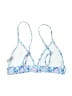 Unbranded Floral Blue Swimsuit Top Size S - photo 2