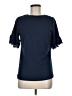 NY Collection Blue Short Sleeve Top One size - photo 1