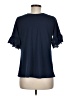 NY Collection Blue Short Sleeve Top One size - photo 2