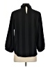 Ann Taylor 100% Polyester Black Long Sleeve Blouse Size S - photo 2