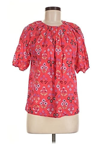 Ann Taylor Short Sleeve Blouse (view 1)