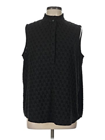 Ann Taylor Sleeveless Button-Down Shirt (view 1)