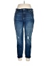 NYDJ Hearts Blue Jeans Size 14 - photo 1