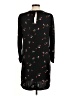 Old Navy 100% Polyester Print Black Casual Dress Size M - photo 2