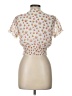 Windsor Ivory Short Sleeve Blouse Size L - photo 2