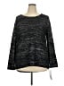 Rafaella Metallic Silver Pullover Sweater Size 2X - photo 1