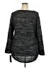 Rafaella Metallic Silver Pullover Sweater Size 2X - photo 2