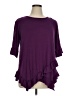Assorted Brands Purple 3/4 Sleeve Top Size XL - photo 1