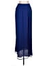 Express 100% Polyester Solid Blue Casual Skirt Size XS - photo 1