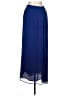 Express 100% Polyester Solid Blue Casual Skirt Size XS - photo 2