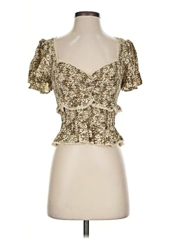 ASTR The Label Short Sleeve Blouse (view 1)