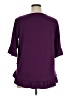 Assorted Brands Purple 3/4 Sleeve Top Size XL - photo 2