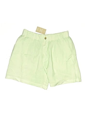 Madewell Linen-Blend Pull-On Pleated Shorts: Earth-Dyed Edition (view 1)