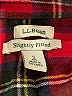 L.L.Bean Plaid Red Long Sleeve Button-Down Shirt Size S - photo 7
