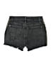 Tinseltown Animal Print Black Denim Shorts Size 5 - photo 2