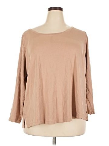 Isaac Mizrahi LIVE! 3/4 Sleeve T-Shirt (view 1)