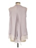 Simply Vera Vera Wang 100% Polyester Gray Sleeveless Blouse Size L - photo 2