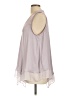 Simply Vera Vera Wang 100% Polyester Gray Sleeveless Blouse Size L - photo 5
