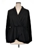 Lane Bryant 100% Polyester Black Long Sleeve Blouse Size 14 - 16 Plus - photo 1