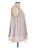 Simply Vera Vera Wang 100% Polyester Gray Sleeveless Blouse Size L - photo 4