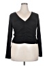 Bar III Black Long Sleeve Top Size 2X - photo 1