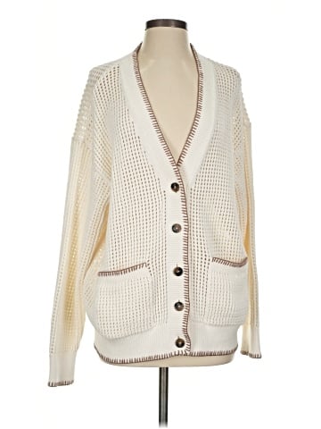 White + Warren Cardigan (view 1)