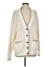 White + Warren 100% Cotton Ivory Cardigan Size S - photo 1