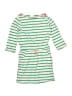 Mini Boden Stripes Green Dress Size 5-6 - photo 1