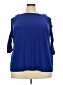 Avenue Blue 3/4 Sleeve Top Size 26 - 28 Plus - photo 1