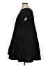 Unbranded Solid Black Casual Dress Size XL - photo 5
