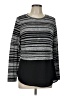 Apt. 9 Gray Long Sleeve Top Size L - photo 1