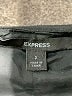 Express Chevron-herringbone Black Silk Skirt Size 2 - photo 4