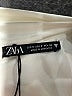 Zara 100% Polyester Ivory Cocktail Dress Size S - photo 4