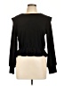 Bar III Black Long Sleeve Top Size L - photo 1