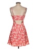 Cotton Candy LA 100% Polyester Hearts Orange Cocktail Dress Size S - photo 2