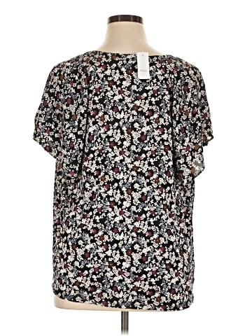 Ann Taylor LOFT Short Sleeve Blouse (view 2)