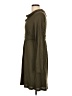 Ella Moss Solid Green Casual Dress Size L - photo 5
