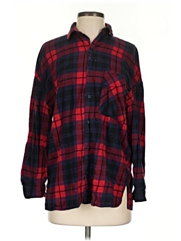 Trafaluc by Zara Long Sleeve Button-Down Shirt (view 1)